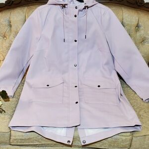 Women's Lavender Hooded Coat